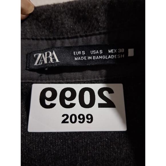 Zara Mens size Small Wool Feel Preppy Casual Career Button Up Outwear Shacket - Picture 7 of 10